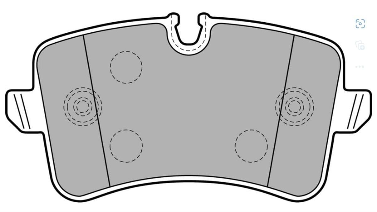 Audi A6 A7 Arka Fren Balatası Delphi 116Mm (2010 Sonrası)