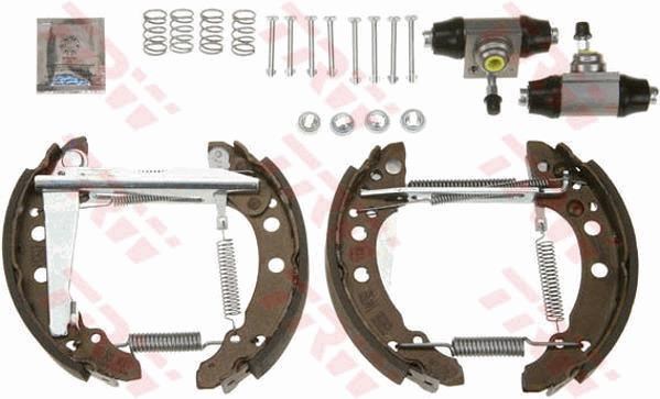 Audi 80 B2 Arka Aks Pabuçlu Balata Kiti TRW