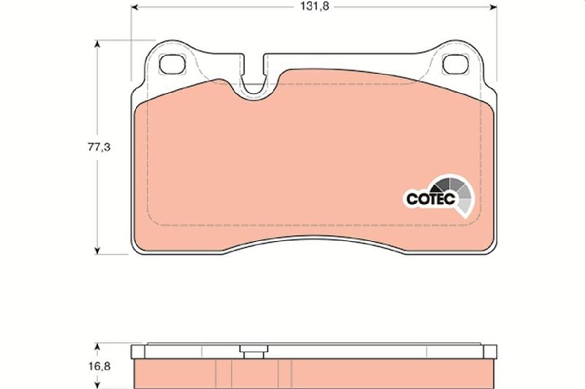 Volkswagen Touareg Audi Tt Rangerover Ön Balata 7L6698151e-Wva24098