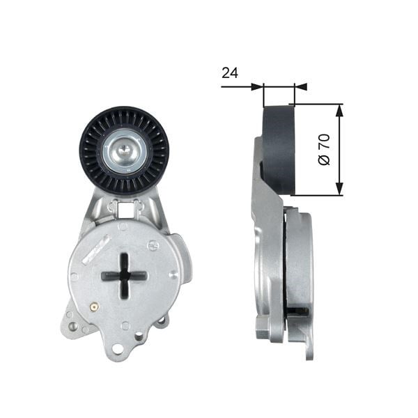 Toyota Auris Corolla Yaris Alternatör Gergi Rulmanı GATES