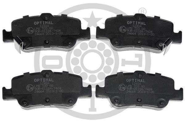 Toyota Auris Corolla Arka Fren Balatası OPTIMAL