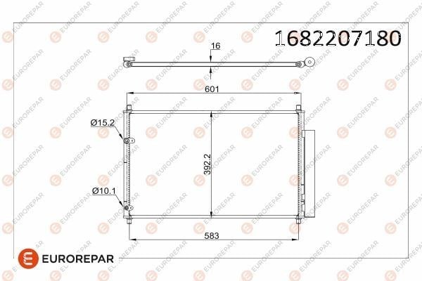 Toyota Auris Klima Radyatörü Kondenser EUROREPAR
