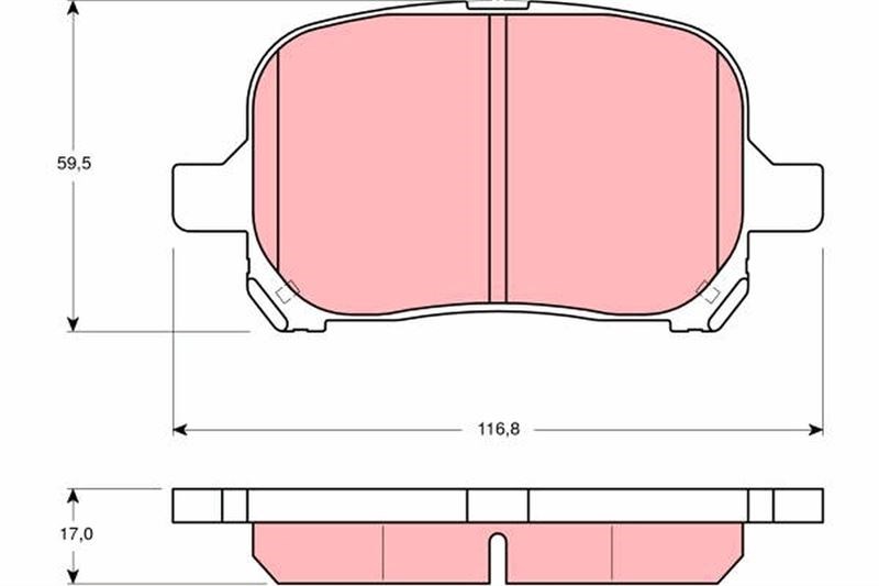 Toyota Avalon Ön Disk Fren Balatası TRW