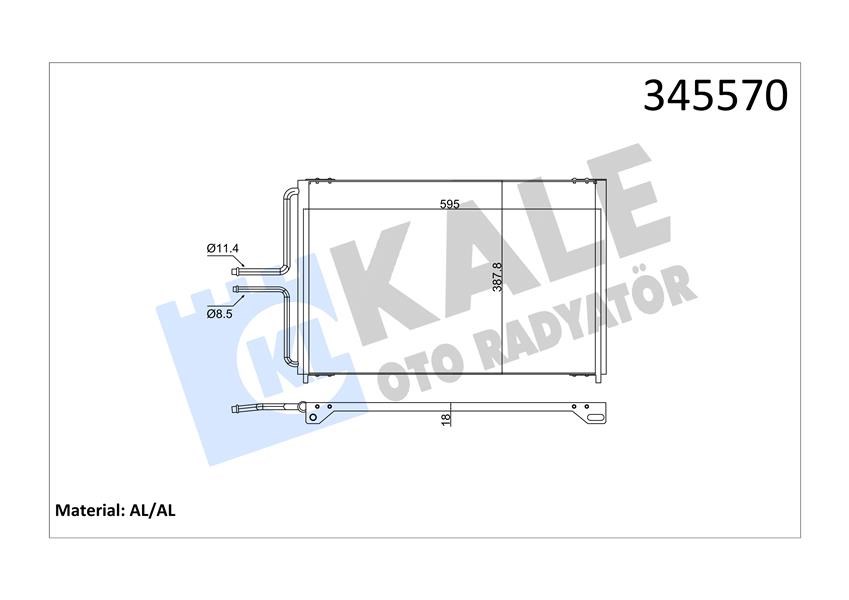 Renault Avantime Espace III Kondenser KALE-RADYATOR