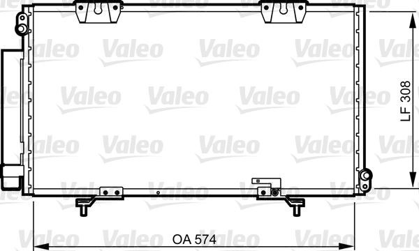Toyota Avensis Klima Radyatörü VALEO