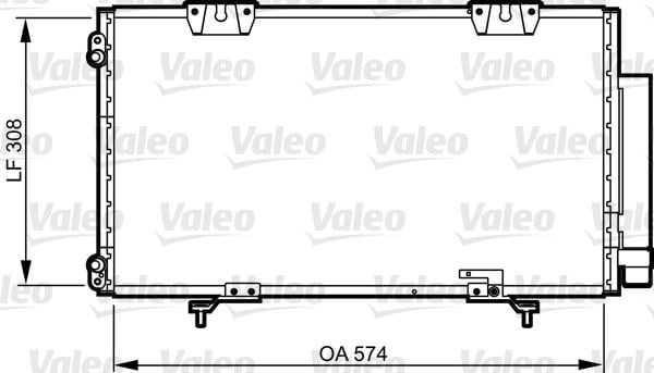 Toyota Avensis Klima Radyatörü VALEO