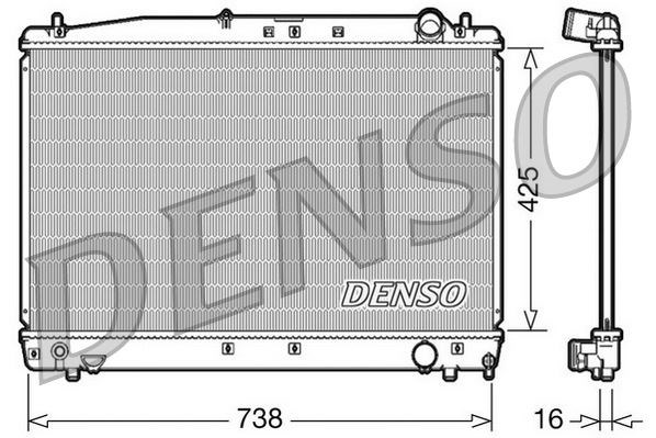 Toyota Avensis Motor Su Radyatörü DENSO