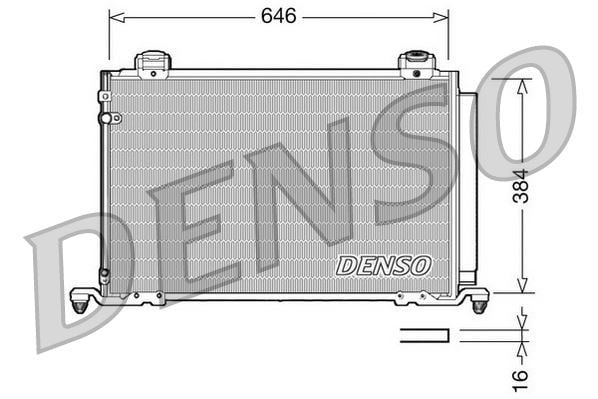 Toyota Avensis Klima Radyatörü DENSO