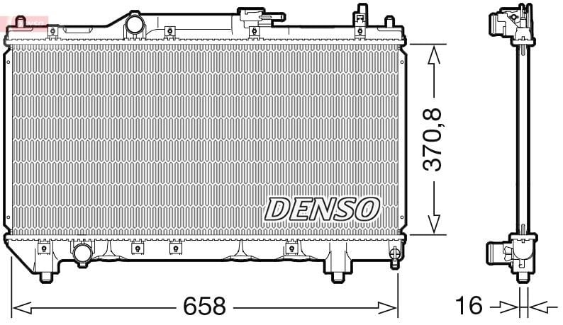 Toyota Avensis Motor Su Radyatörü DENSO