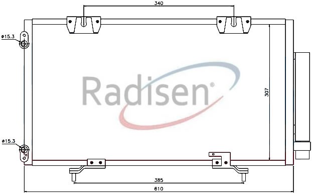 Toyota Avensis Klima Radyatörü RADISEN