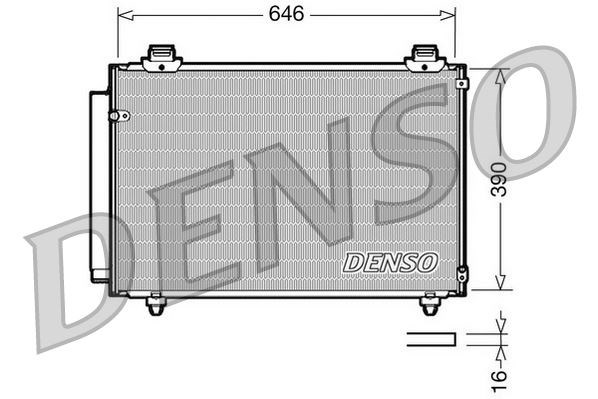 Toyota Avensis Klima Radyatörü Kondenseri DENSO