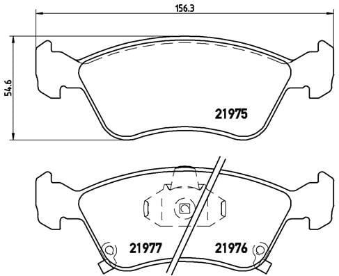Toyota Avensis Ön Fren Balatası BREMBO