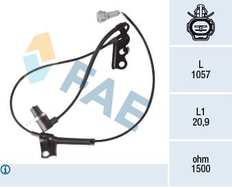 Toyota Avensis Corolla Ön Sağ ABS Sensörü FAE