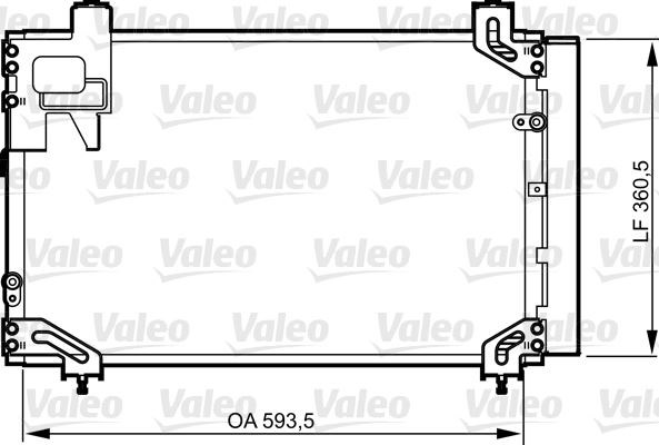 Toyota Avensis Kondenser VALEO