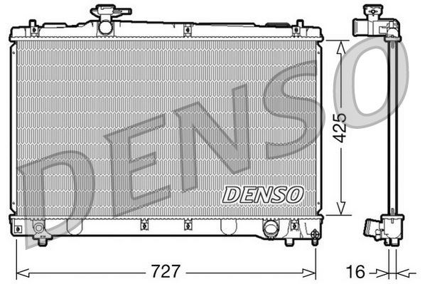 Toyota Avensis Verso Motor Su Radyatörü DENSO