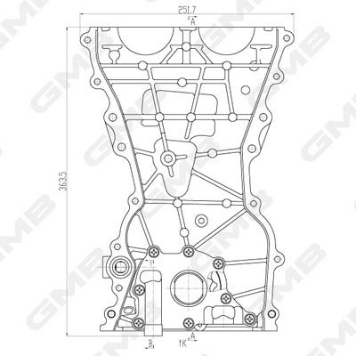 Chevrolet Aveo Spark Motor Yağ Pompası GMB