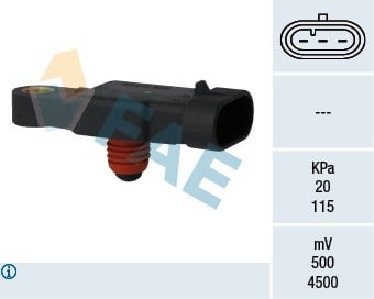 Chevrolet Aveo Emme Manifold Basınç Sensörü FAE