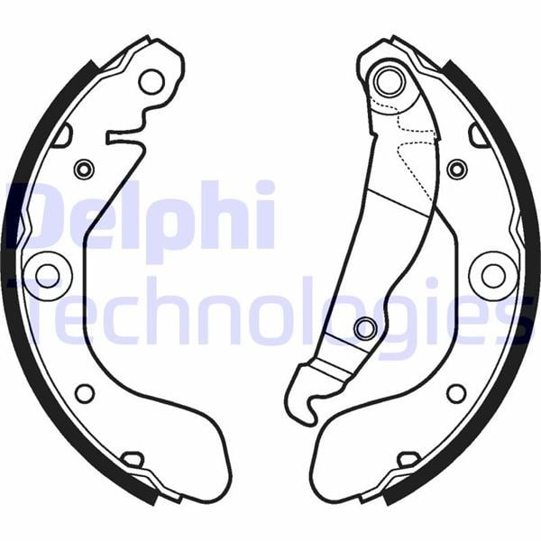 Chevrolet Aveo Arka Fren Pabuc Balata DELPHI