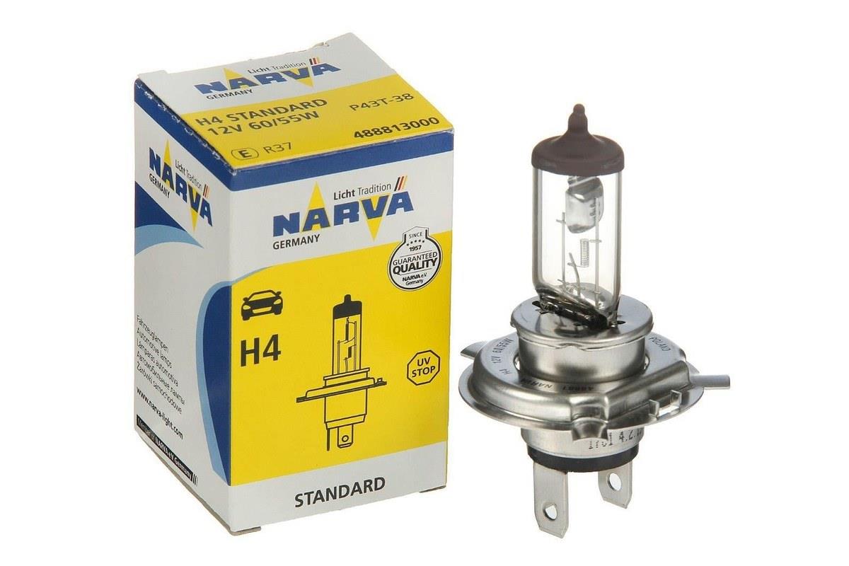 Narva H4 12V 60/55W Far Ampulü Tırnaklı Vl32007