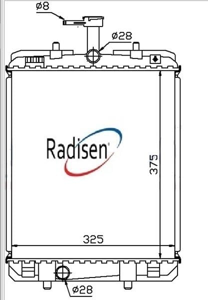Toyota Aygo Radyatör 1.0i 12V Benzinli RADISEN