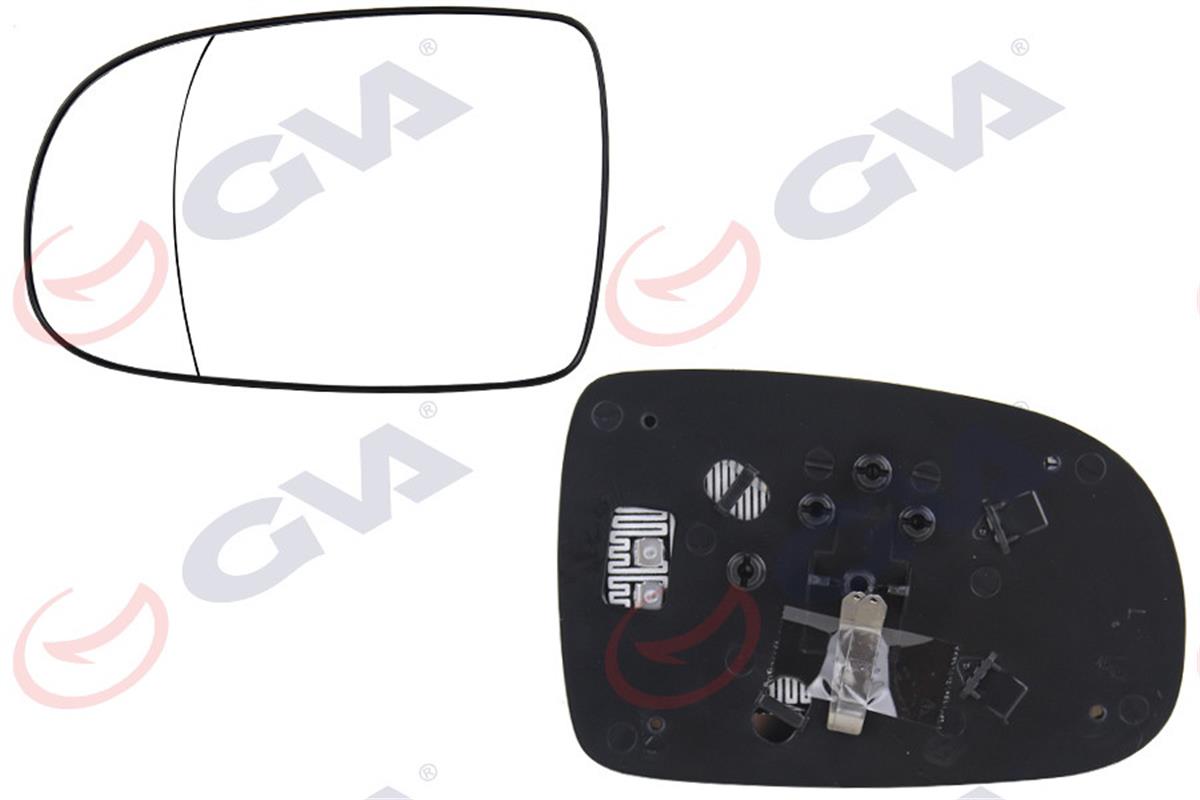 Ayna Camı Elektrikli Isıtmalı Sol Corsa C 00-06 - Tıgra B 04-09 Asferik Vm-200Ag