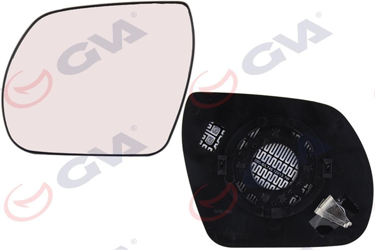 Ayna Camı Elektrikli Isıtmalı Sol Hyundaı Santa Fe 09-12 Könveks Vm-6445Ghl