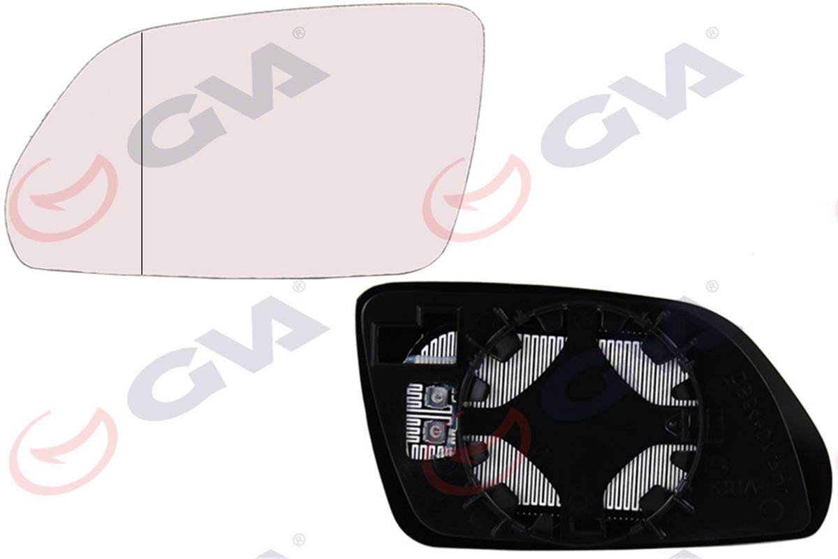 Ayna Camı Elektrikli Isıtmalı Sol Polo 04-09 -Octavıa 04-09 Asferik Vm-377Aghl /