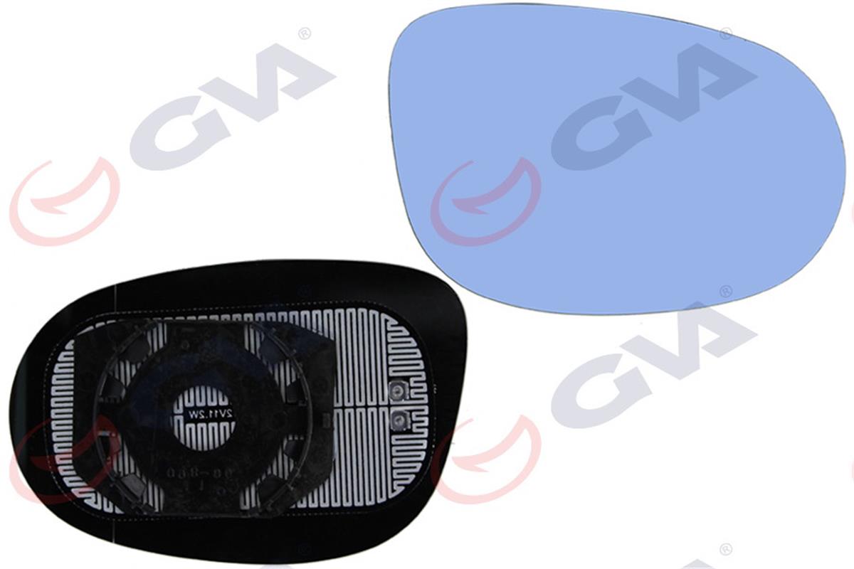 Ayna Camı Elektrikli Sağ Bravo 07 Asferikli Mavi Cam Isıtmalı Vm-6160Ghr