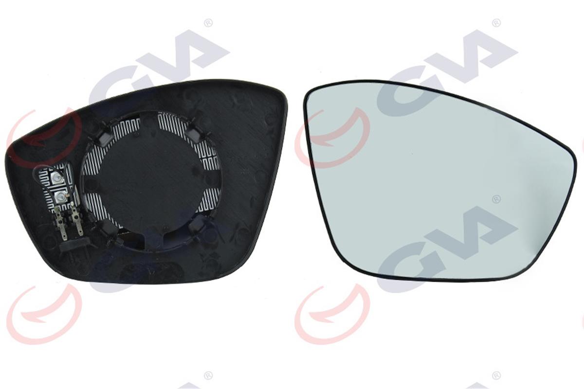 Ayna Camı Elektrikli Sağ Peugeot 208--Cıtroen C3 12 Konveks Cam Isıtmalı Vm-509G