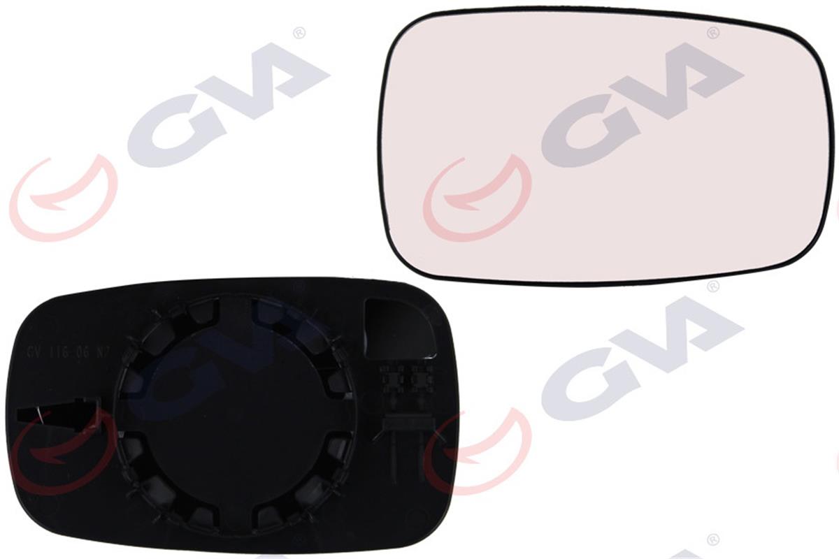 Ayna Camı Mekanik Sağ Clio 3 05 Konveks Vm-6136Gr