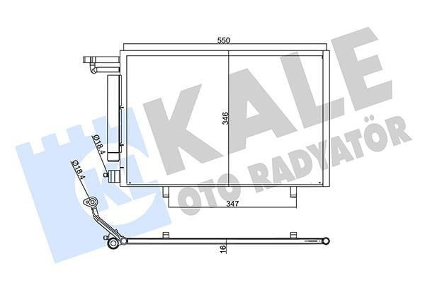 Ford B-Max Klima Radyatörü KALE-RADYATOR