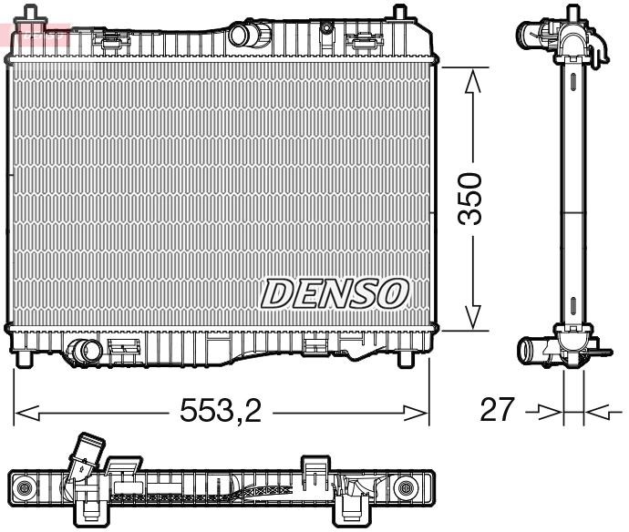 Ford B-Max Ecosport Fiesta Courier Su Radyatörü DENSO