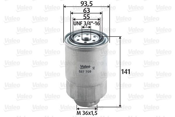 Mazda B2500 Mazot Filtresi VALEO