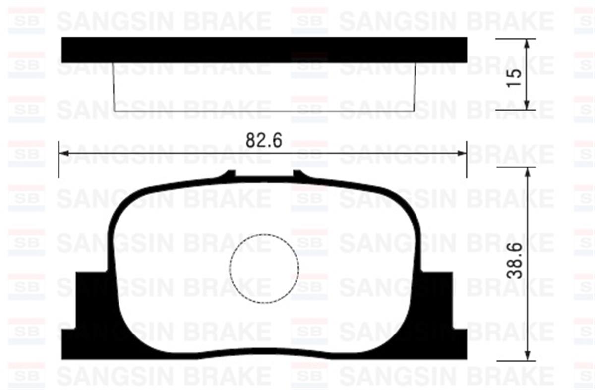 Balata Arka Disk Lexus Es 3.0 00-01 Toyota Camry 3.0 98-01 Gdb3278