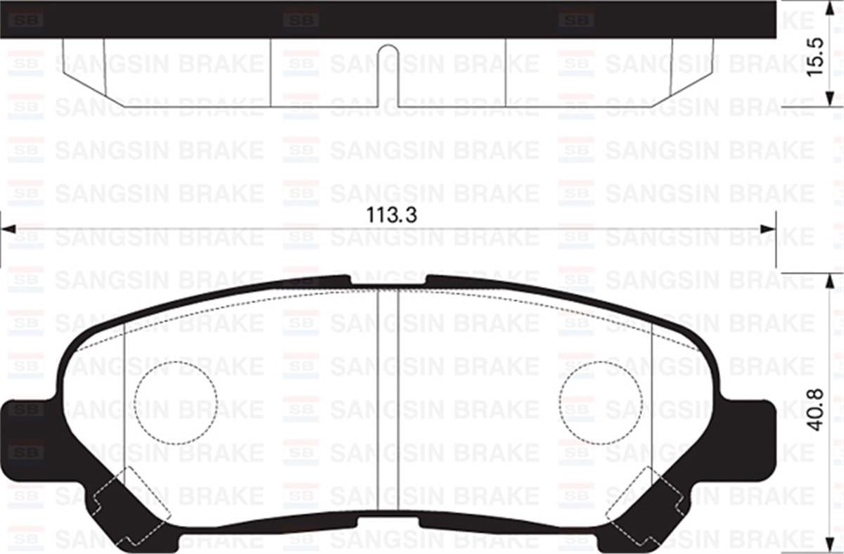 Balata Arka Disk Lexus Rx350-Rx450 10 Toyota Hıghlander 08