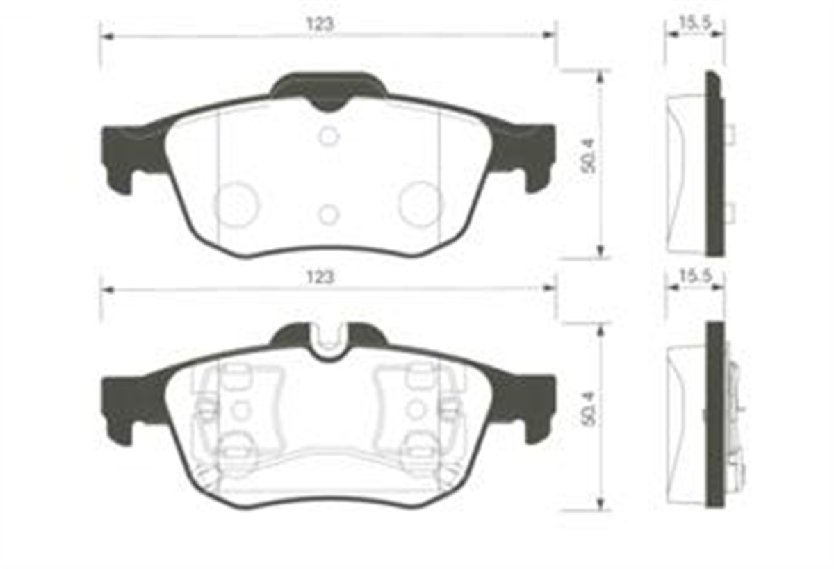 Balata Arka Disk Renault Samsung Sm5-Sm7 11