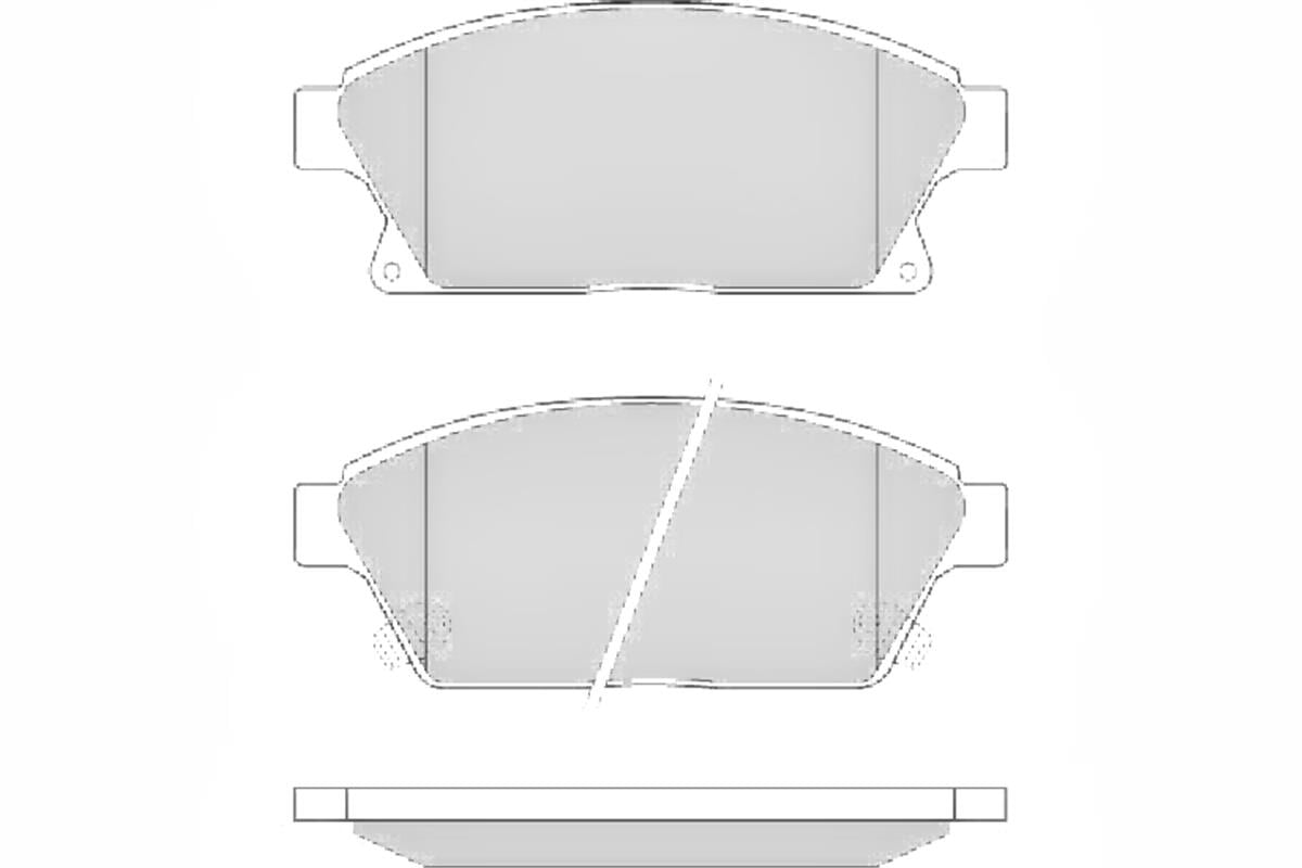 Balata Fren On -  Chevrolet  Cruze 09/12 / Aveo 11/ / Opel  Astra J 09/12 / Mokk