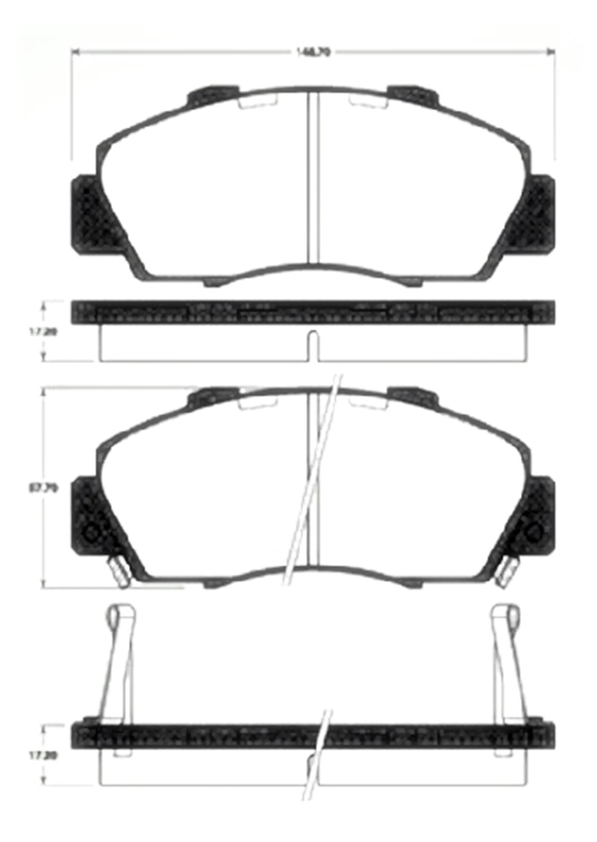 Balata Fren On-Honda  Accord 98/02/Crv 97/01/Hrv 99/