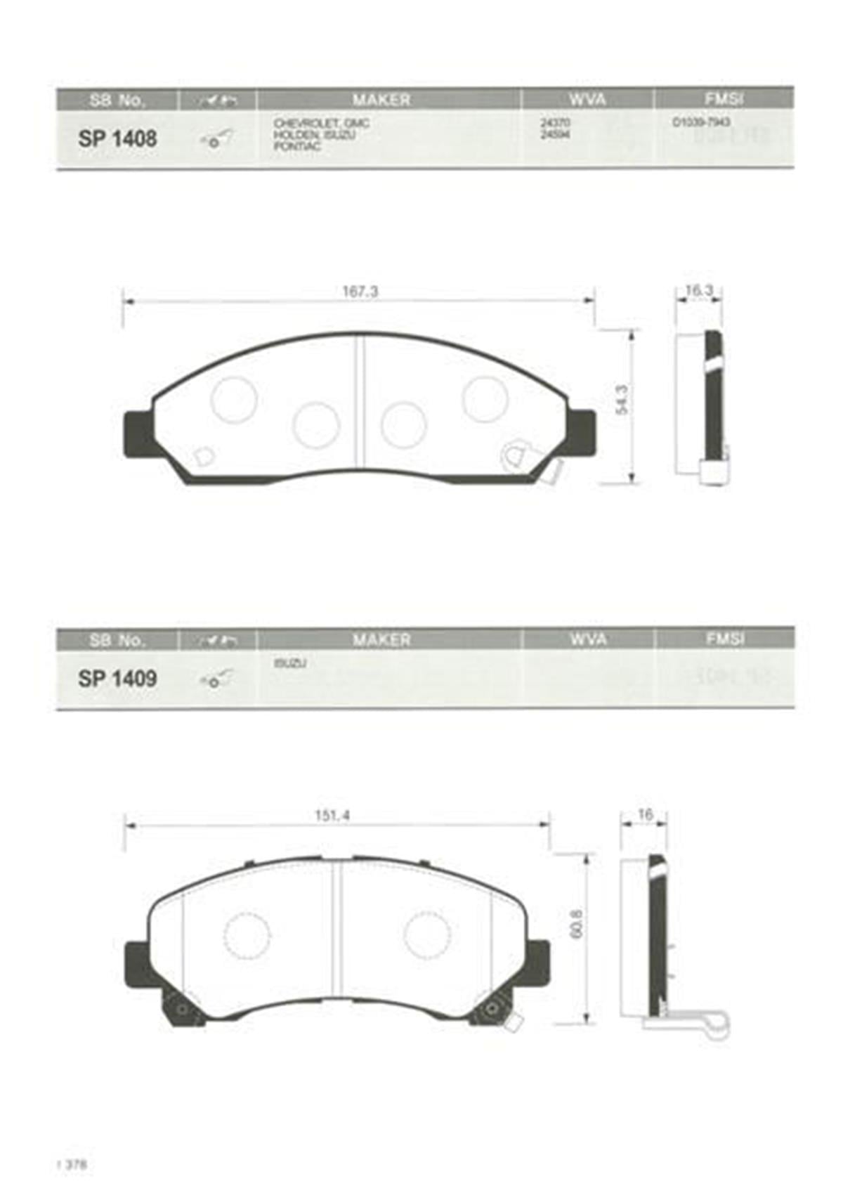Balata Ön Disk Isuzu D-Max 11 Gdb3545