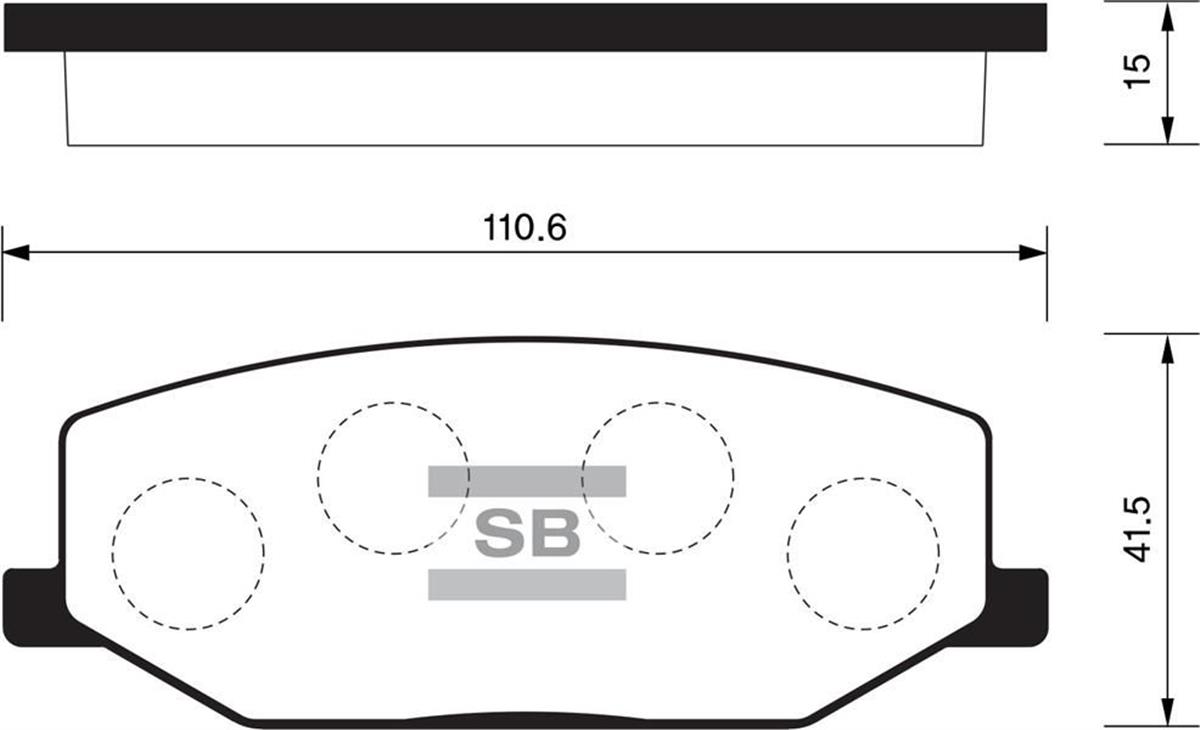 Balata Ön Disk Suzukı Jımny 98 Sj410-Sj413 90 Gdb3210-Gdb383