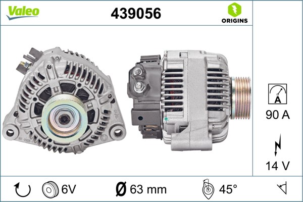 Citroen Berlingo Evasion Jumper Peugeot Boxer Partner Alternatör VALEO