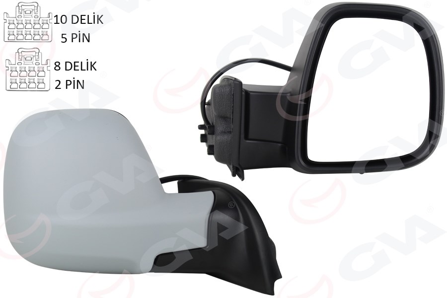 Citroen Berlingo Rifter Opel Combo Toyota Proace City Sağ Dış Dikiz Aynası... GVA