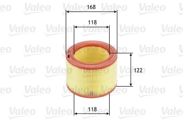 Citroen Berlingo Hava Filtresi 1.8D VALEO