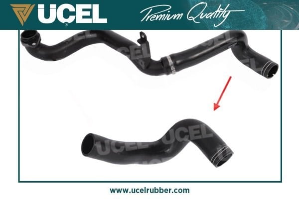 Peugeot Bipper Turbo Çıkış Hortumu [Plastik Boru Hariç] UCEL