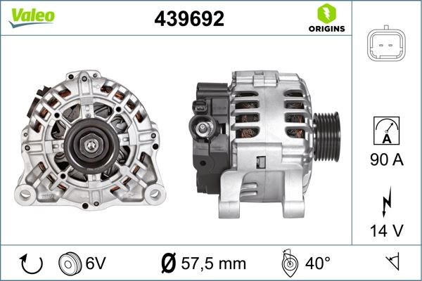 Bipper Nemo 206 406 Partner Partner Tepee Berlingo Xsara C5 Jumpy TU1JP... VALEO