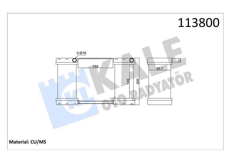 BMC L.30 Kalorifer 4 Sıra PA KALE-RADYATOR