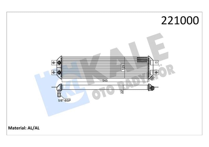 BMC L-80 Yağ Soğutucu AL/BRZ KALE-RADYATOR