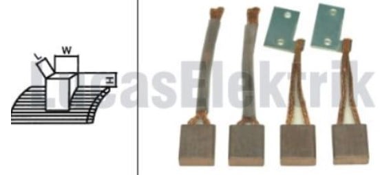 Massey Ferguson Marş Kömürü 12V LUCAS