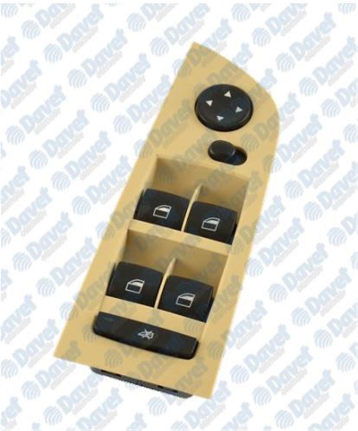 Bmw Sol Dörtlü Katlanmaz Bej Çerçeveli Cam Anahtarı Mcar