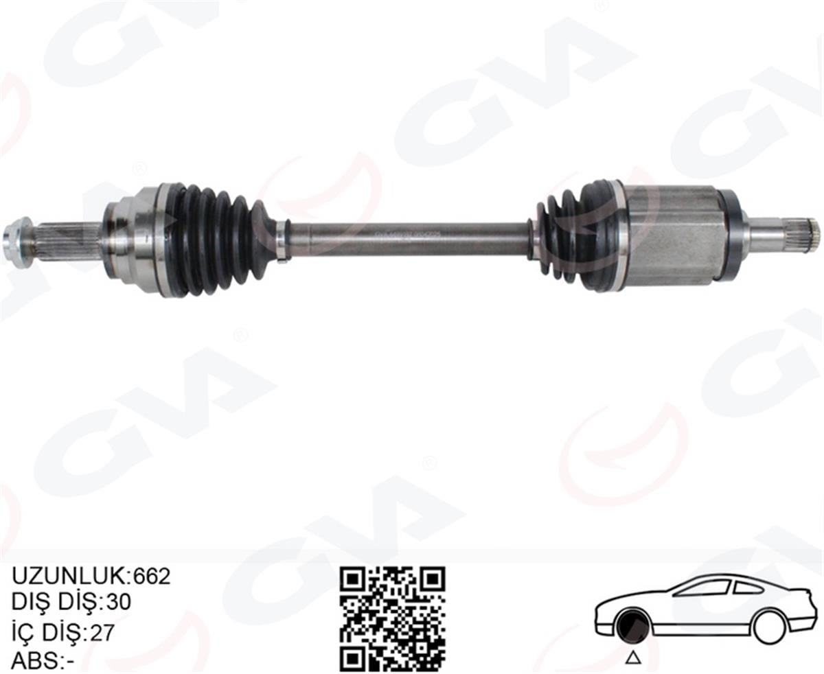 Bmw X5 E70 F15 X6 F16 E71 E72 Komple Aks Ön Sol 662Mm 31607607937-31608631747-316076